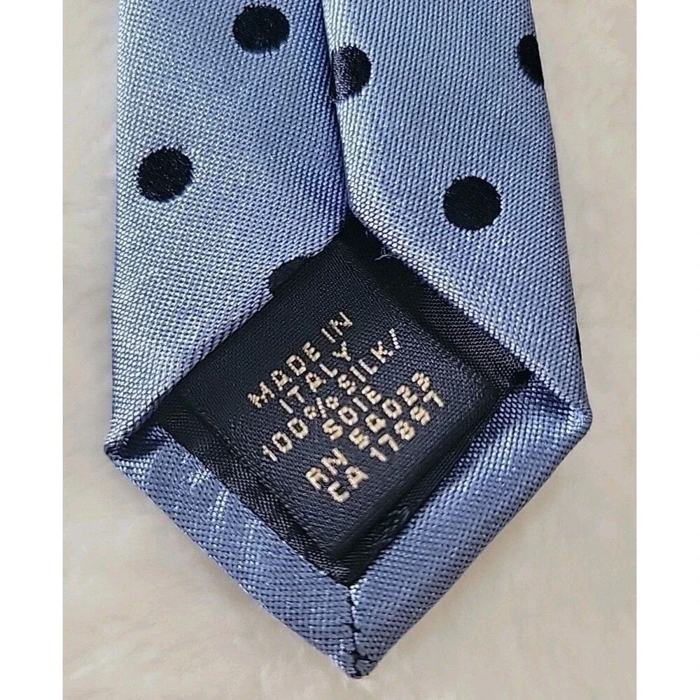 VTG Mens Silk Ties Saks Fifth Banana Republic Italian One Size Dots Christmas